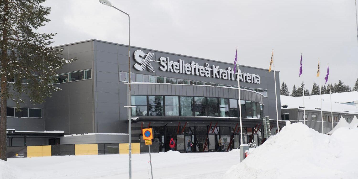 Skellefteå Kraft Arena, hemmaarena för Skellefteå AIK. Arkivbild.