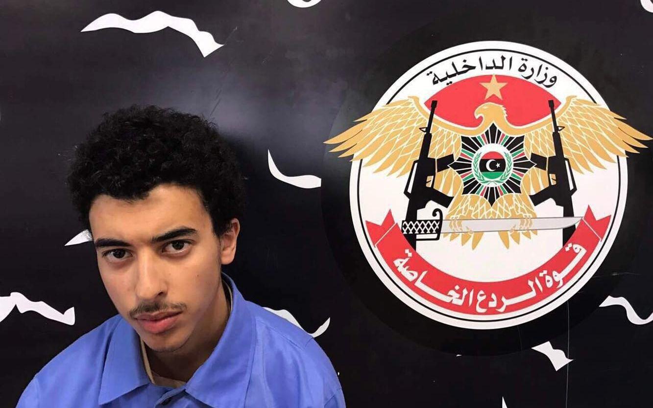 Hashim Ramadan Abedi greps av den libyska antiterrorstyrkan i tisdags, misstänkt för kopplingar till Islamiska Staten. Bild: TT