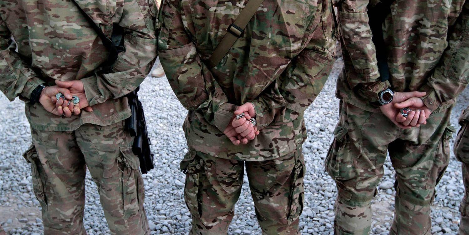 Amerikanska soldater i Afghanistan. Arkivbild.