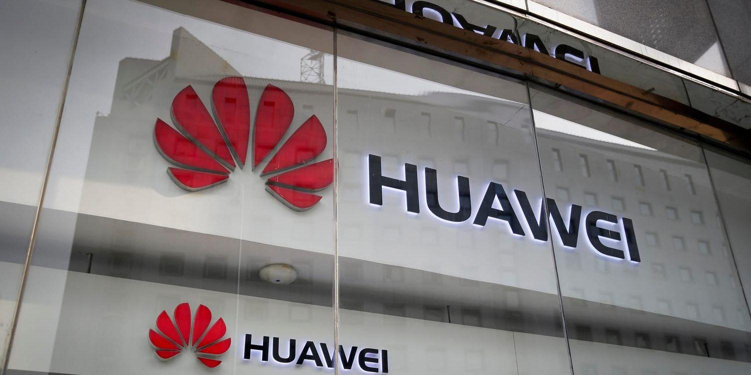 Två Huawei-anställda utvisas från Danmark efter att polisen gjort en kontroll vid företagets kontor i Köpenhamn. Arkivbild från Huaweis kontor i Peking.