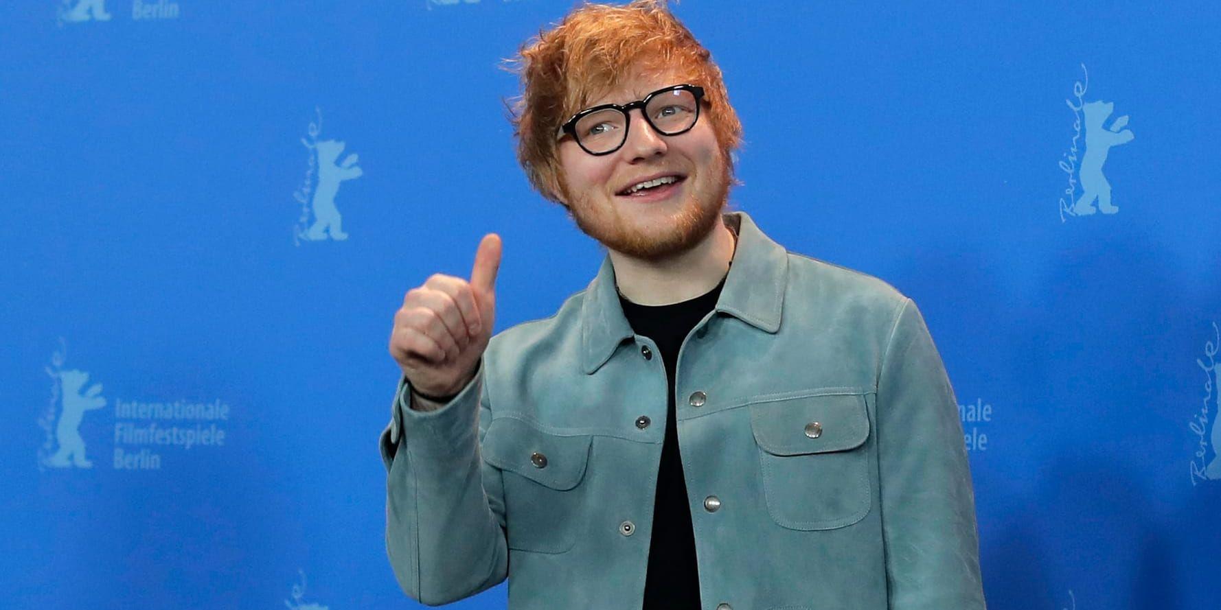 Ed Sheeran slår nytt rekord. Arkivbild.