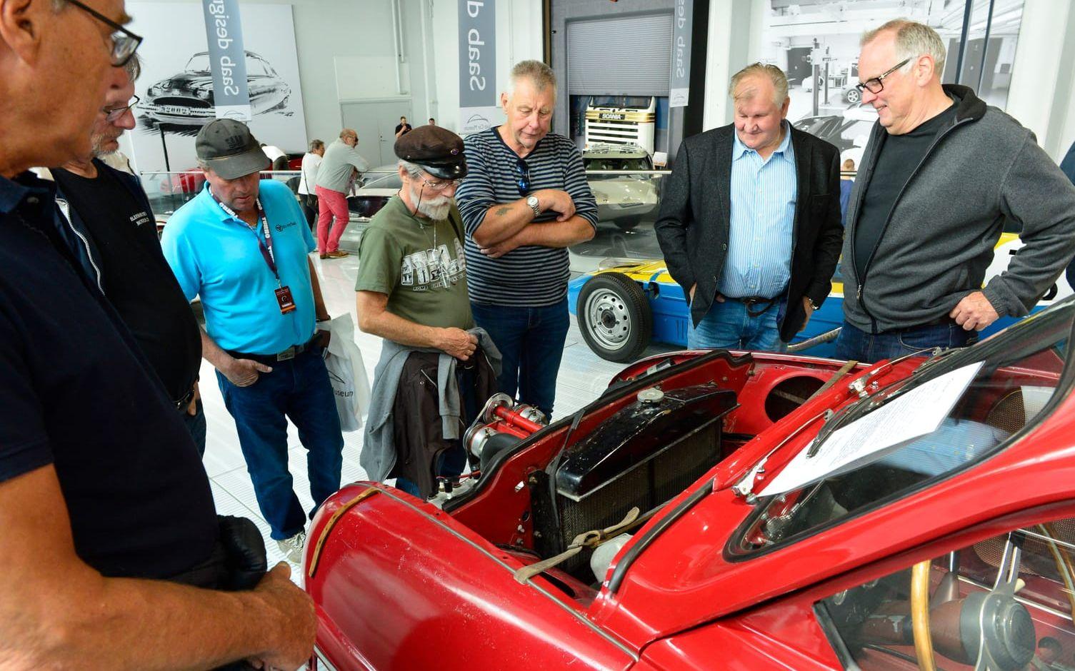 Många besökte Saab Car Museum.  Bild: Stefan Bennhage