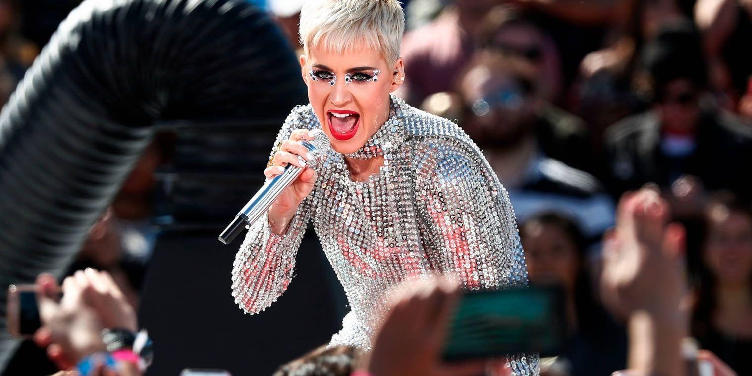 Katy Perry leder årets MTV Music Awards. Arkivbild.