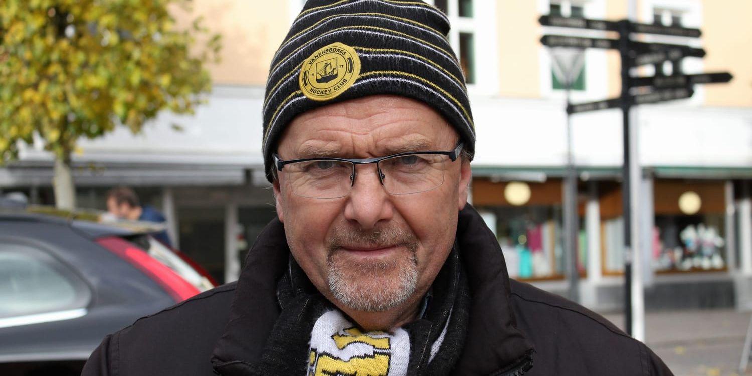 Bosse Tallbo är ordförande i Vänersborgs HC, och vill nu att ishallen i Vänersborg byter namn till Viktor Fasth Arena.