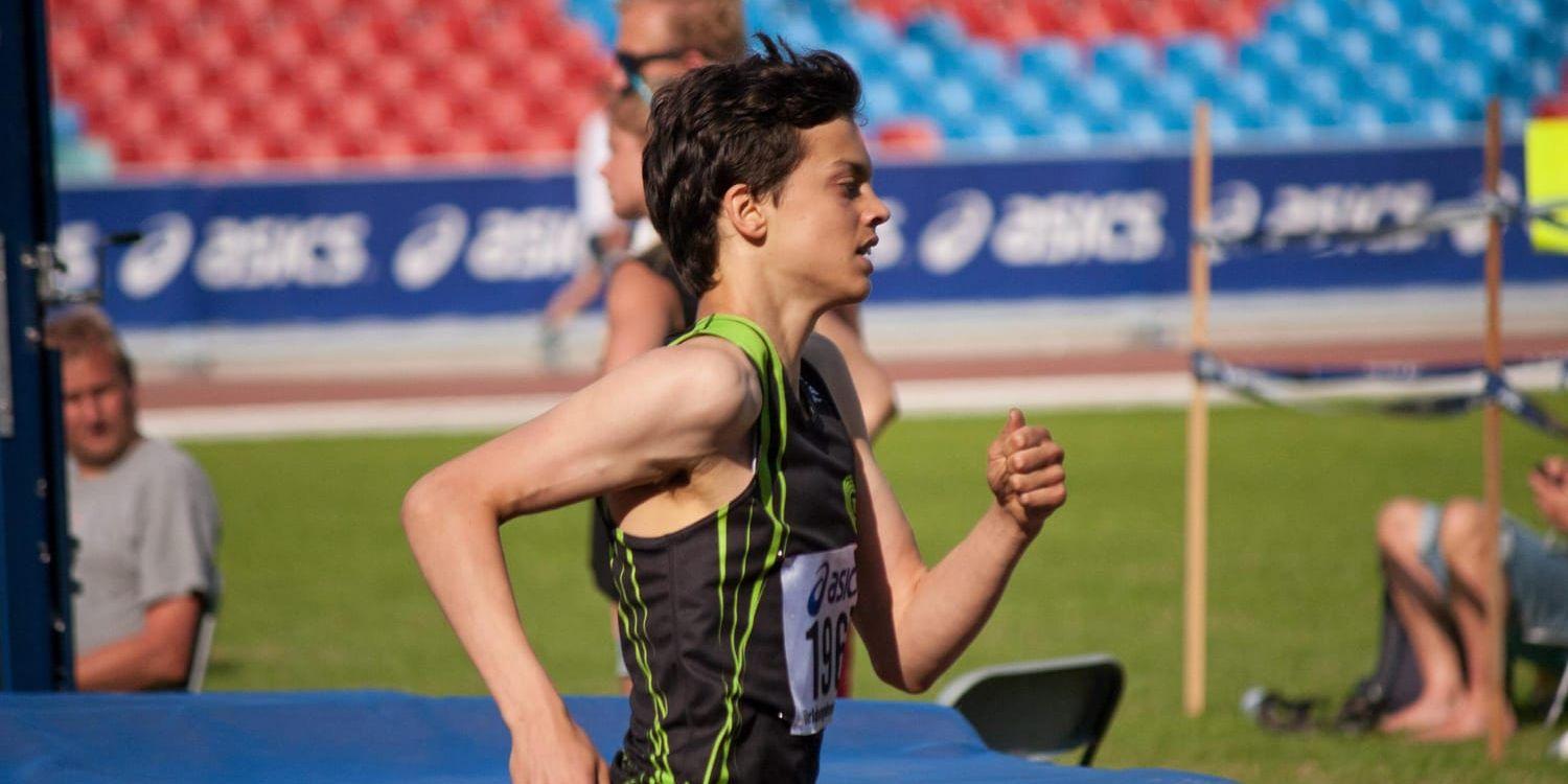 Tillbaka i gott slag. TFIK:s David Cannmo tävlar i den yngsta åldersgruppen, pojkar 15, på ungdoms-SM i Vellinge. Han springer 800 meter. (arkivbild).