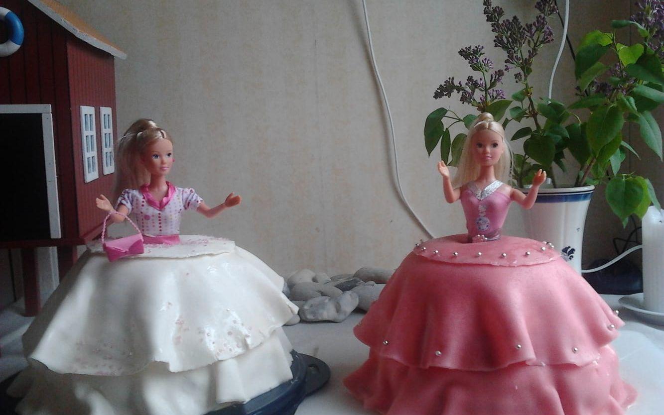 "För några år sedan skulle vi, jag och min dotter Karolina, bidra med tårtor till en tårtbuffé. Då fick det bli prinsesstårtor", berättar Kiki Pettersson