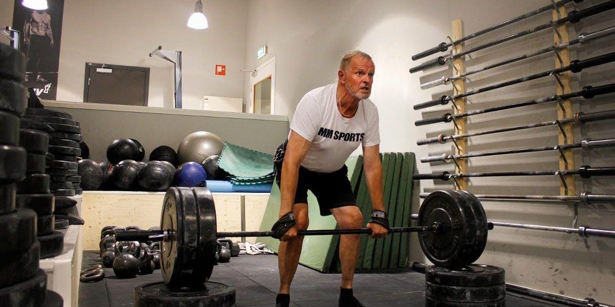 Leif Magnusson började med strongman efter sin pension. I dag är han Sveriges äldsta utövare.