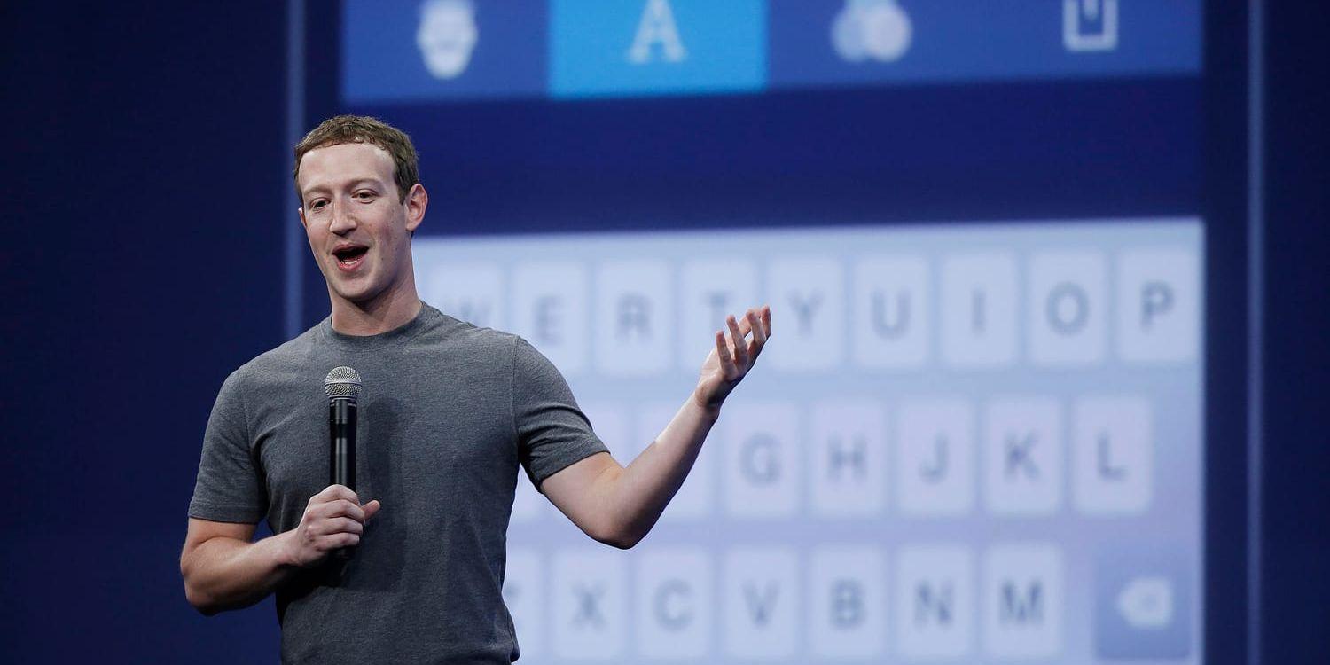 Facebooks vd och grundare Mark Zuckerberg. Arkivbild.