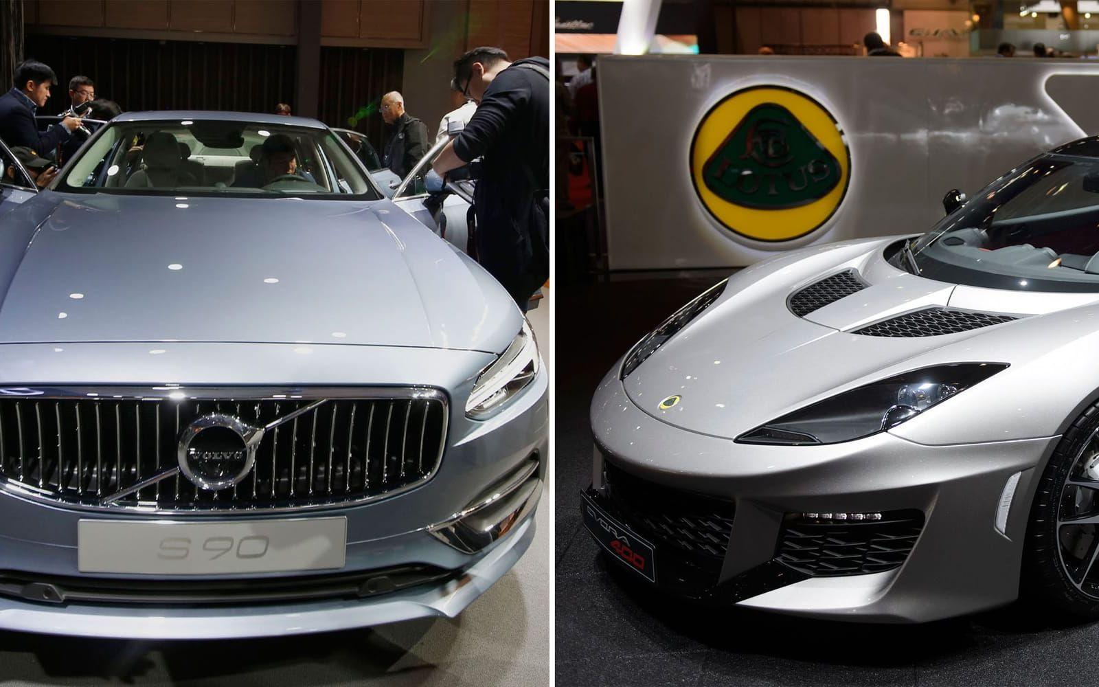 Syskonkärlek. Volvo Cars ägare, Geely har köpt biltillverkaren Proton och blir samtidigt ägare av det klassiska sportbilsmärket Lotus. Bild: TT