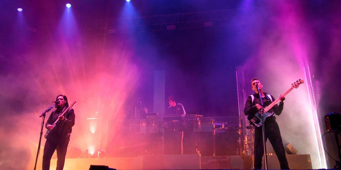 The xx är kvällens huvudakt på finska Flow Festival. Bandet spelade i fredags på Way out West. Arkivbild.
