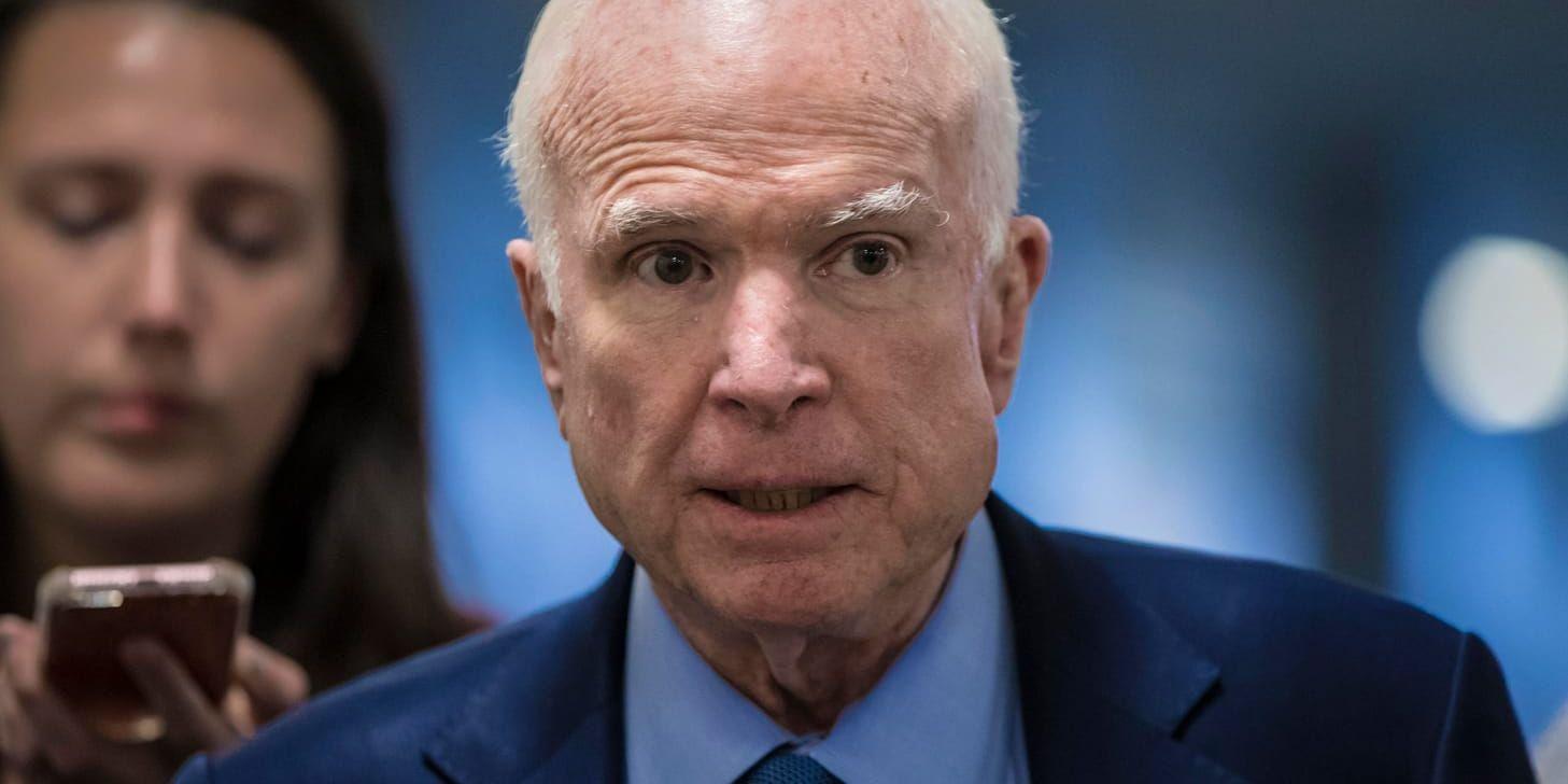 Den republikanske Arizonasenatorn John McCain.