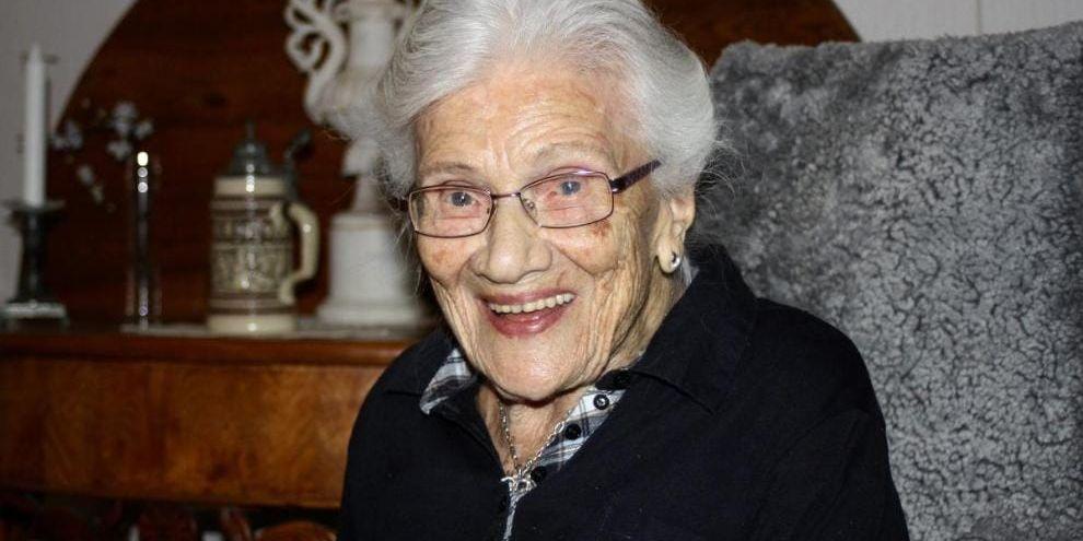 Den 15 december fyller Irma Rosell i Vänersborg 101 år.
