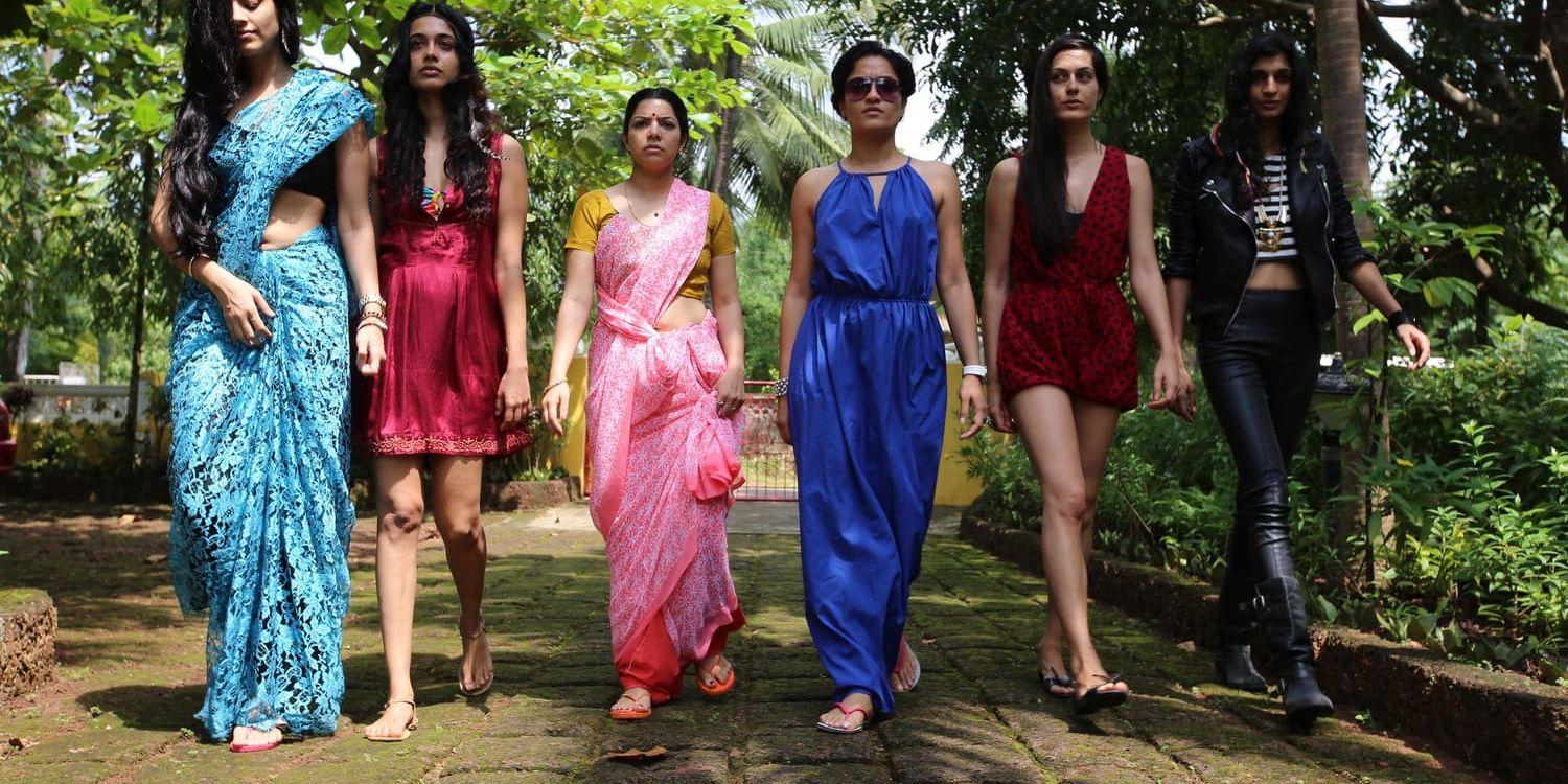Frieda och hennes väninnor i dramakomedin "Angry Indian goddesses". Pressbild.