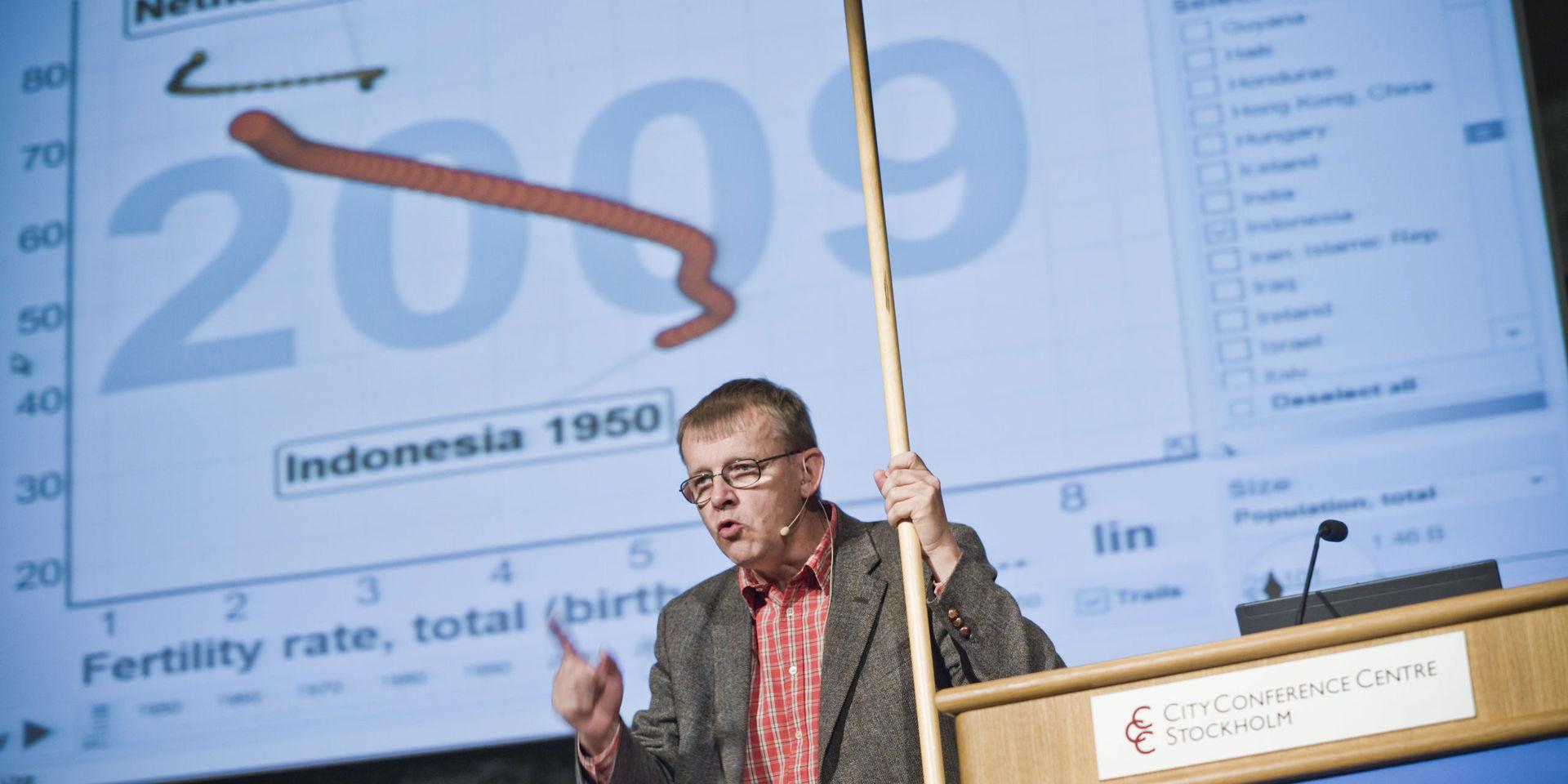 Hans Rosling.  Professorn var en sann folkupplysare.