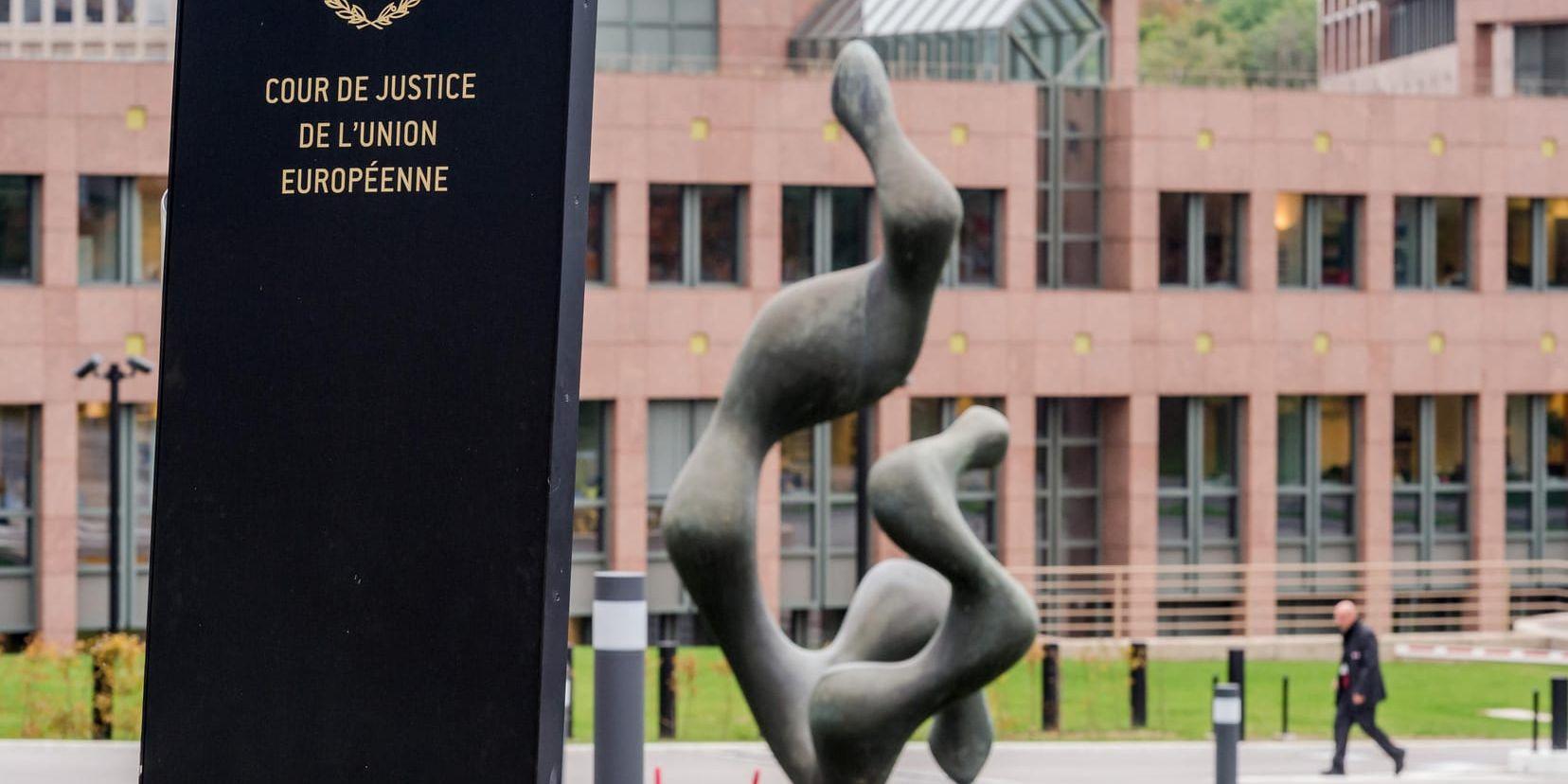 IEU-domstolen i Luxemburg. Arkivbild.