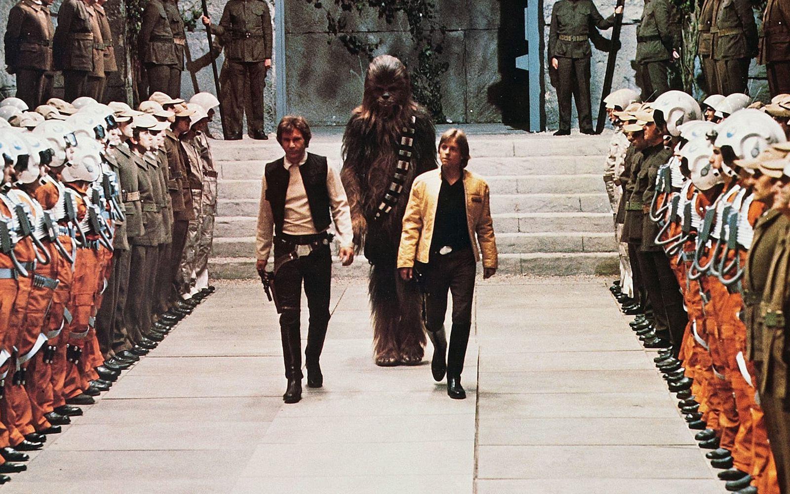 "Help me, Obi-Wan Kenobi. You're my only hope." – Carrie Fisher som prinsessan Leia i Stjärnornas krig, 1977. Foto: Stella