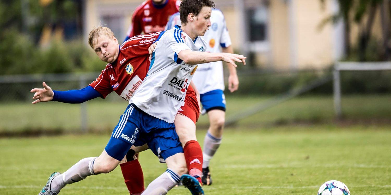 Albin Broberg stod för två mål när MIF besegrade Henån med 4-3 och behöll serieledningen framför tätt jagande Ödsmåls IK.