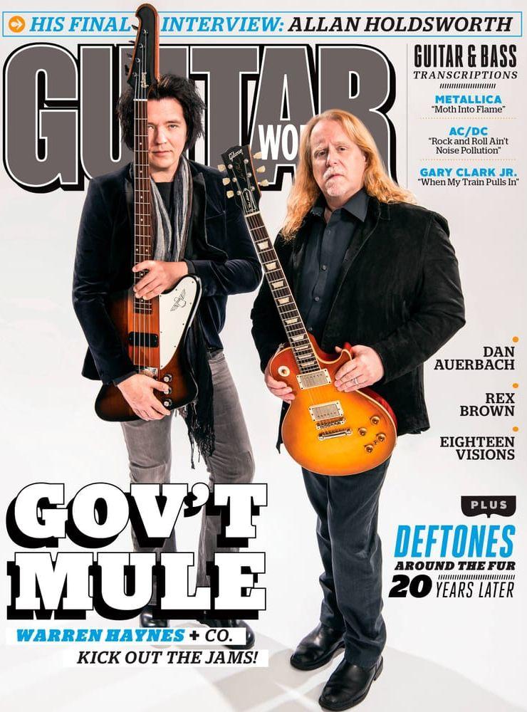 Julinumret av Guitar World kommer snart ut i Sverige. Foto: Guitar World