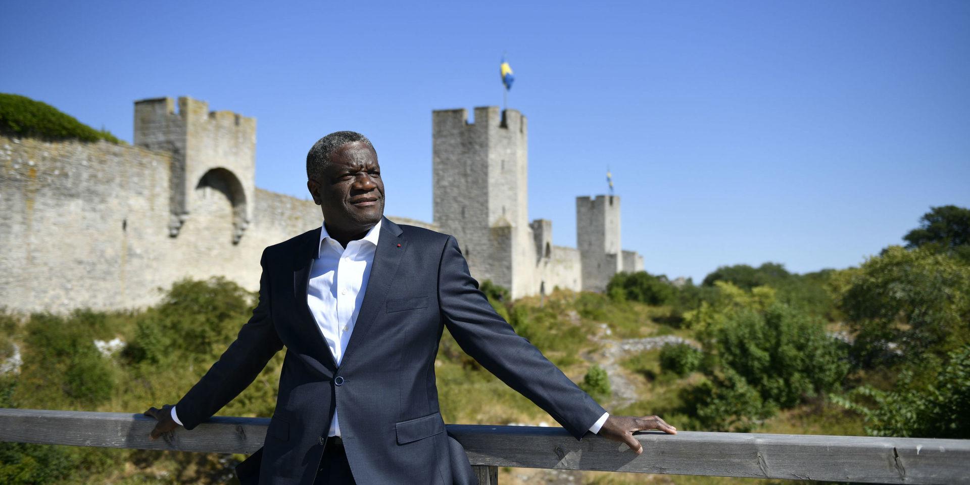 VISBY 20180704
Doktor Denis Mukwege, chefsläkare vid Panzisjukhuset i östra DR Kongo
Foto: Vilhelm Stokstad / TT / kod 11370
