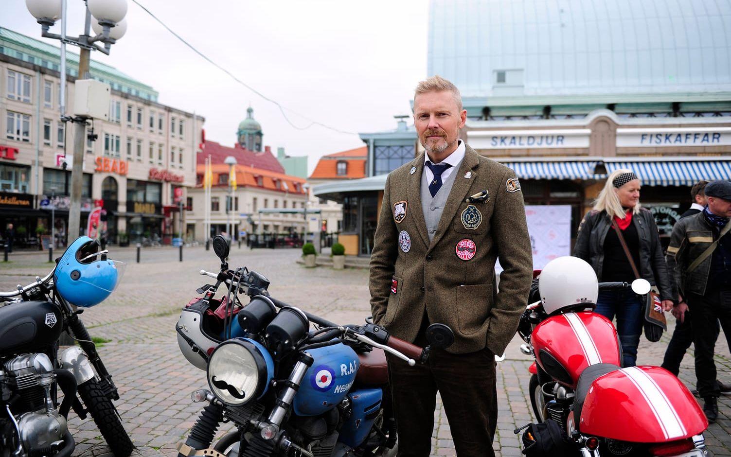 Arrangören Niklas Borg beskriver evenemanget som "le grand finale" på en nästan två månader lång insamling till förmån för prostatacancer och mäns mentala hälsa. FOTO: Anna Svanberg
