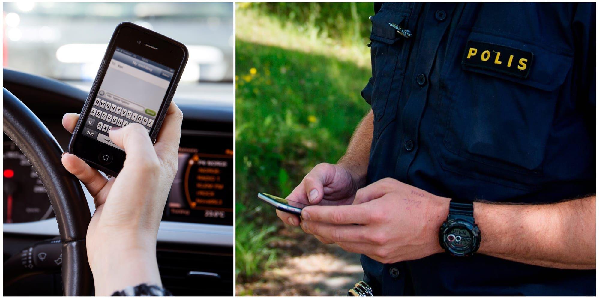 Polisen varnar för falska sms som har skickats till privatperson. Foto: TT