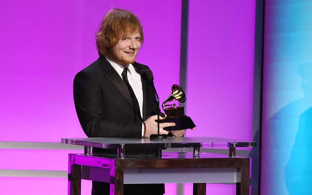 85. Musikern Ed Sheeran: 33.5 miljoner amerikanska dollar. Vann 2 grammys förra året och var med och skrev Justin Biebers superhit "Love Yourself". Foto: TT.