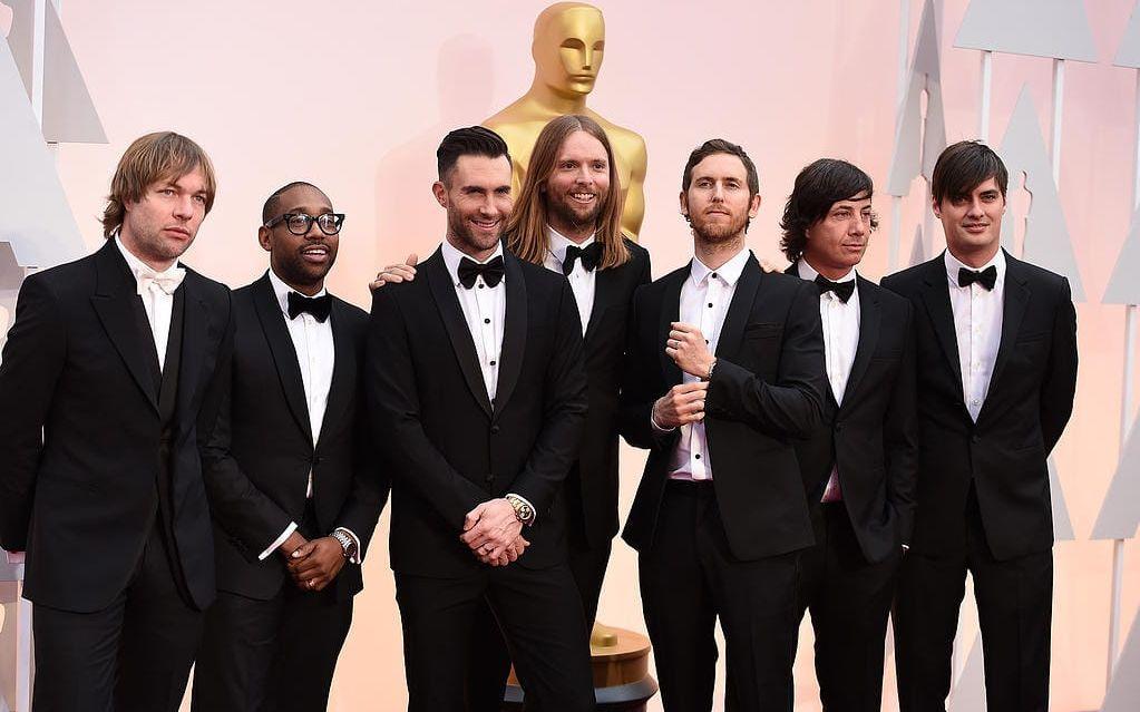 83. Bandet Maroon 5: 33.5 miljoner amerikanska dollar. Genomförde förra året en världsturné och fick stor publicitet då sångaren Adam Levine var en av jurymedlemmarna i amerikanska "The Voice". Foto: TT.
