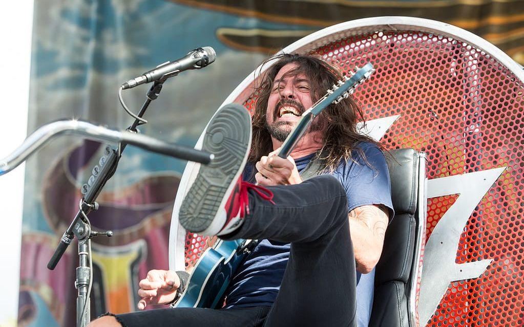 45. Rockbandet Foo Fighters: 48.5 miljoner amerikanska dollar. Har spelat länge nu, men fansen är dedikerade. Genom turnéer tjänar de enorma summor. Foto: TT.
