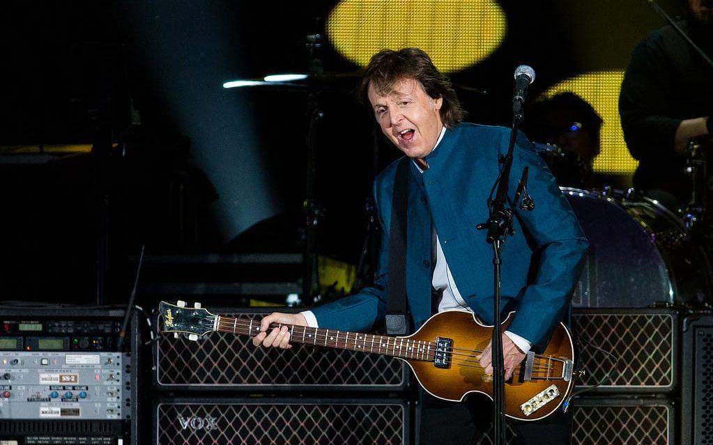 25. Musikern Paul McCartney: 56.5 miljoner amerikanska dollar. Beatles-legenden fortsätter att turnera. Foto: TT.