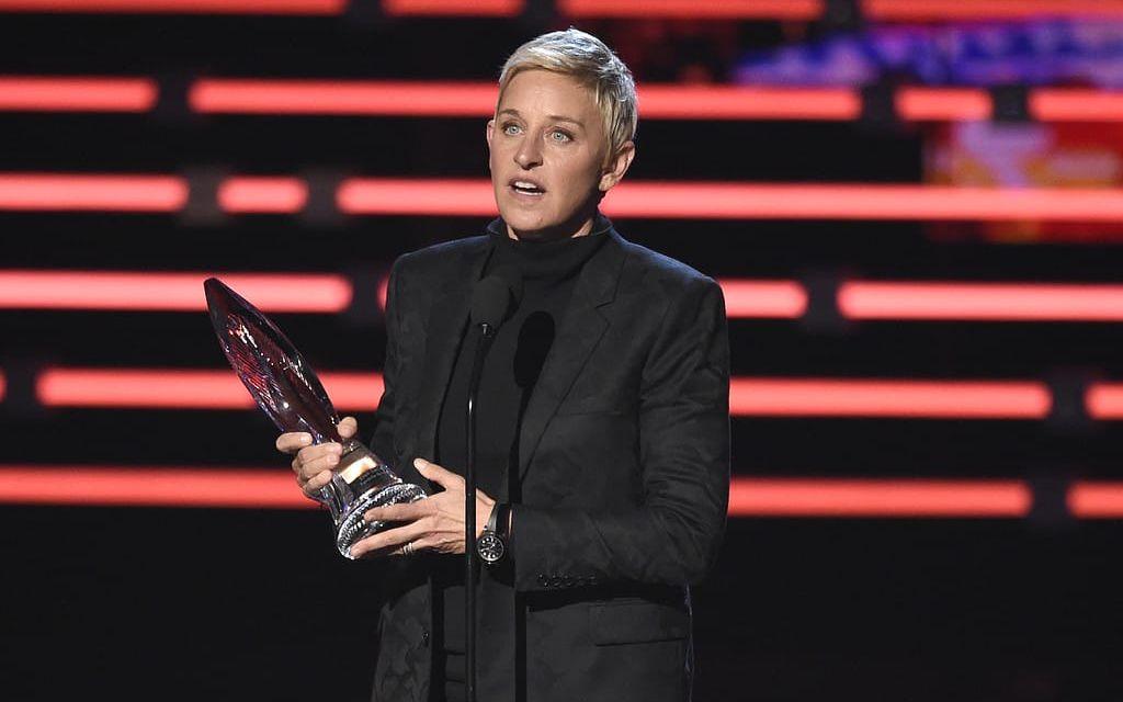 13. Tv-profilen Ellen DeGeneres: 75 miljoner amerikanska dollar. Succé-tv och röst i filmen Hitta Doris har fyllt på hennes plånbok rejält. Foto: TT.