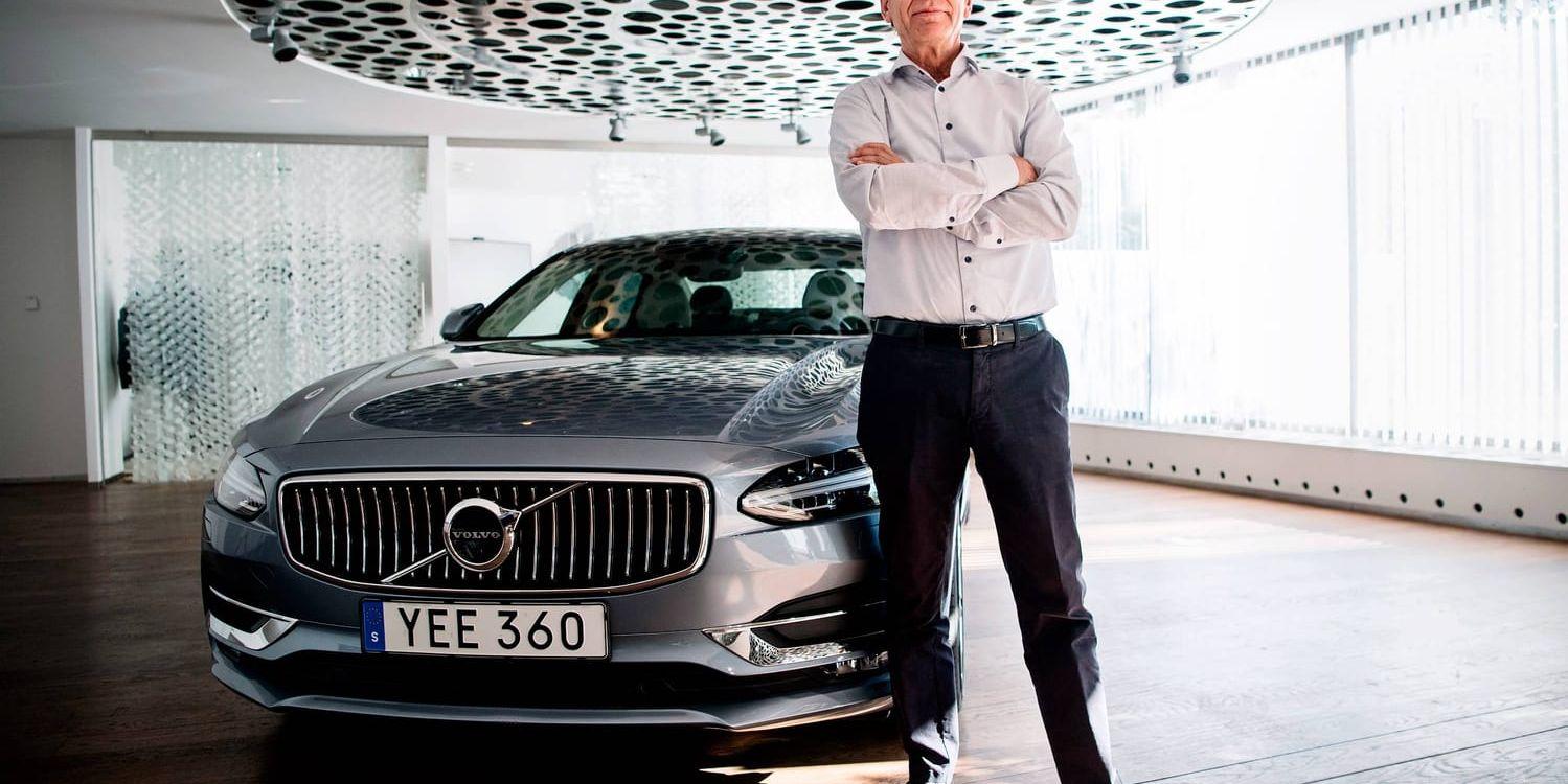 Volvo Cars vd Håkan Samuelsson är nöjd med dagens rapport där omsättningen för första halvåret nosade på 100 miljarder kronor.