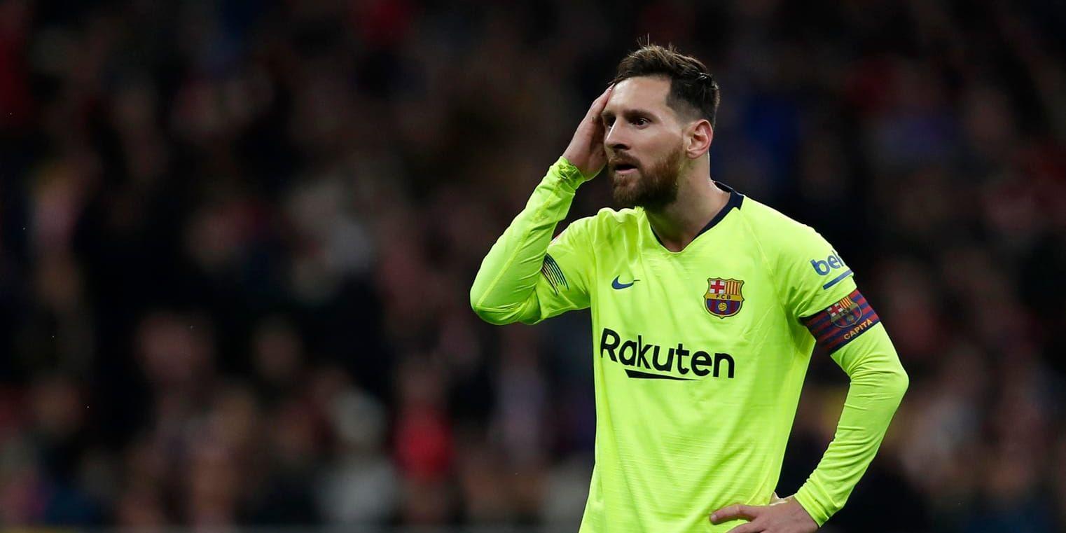Leo Messi och hans Barcelona kommer inte spela spansk ligafotboll i USA i januari. Arkivbild.