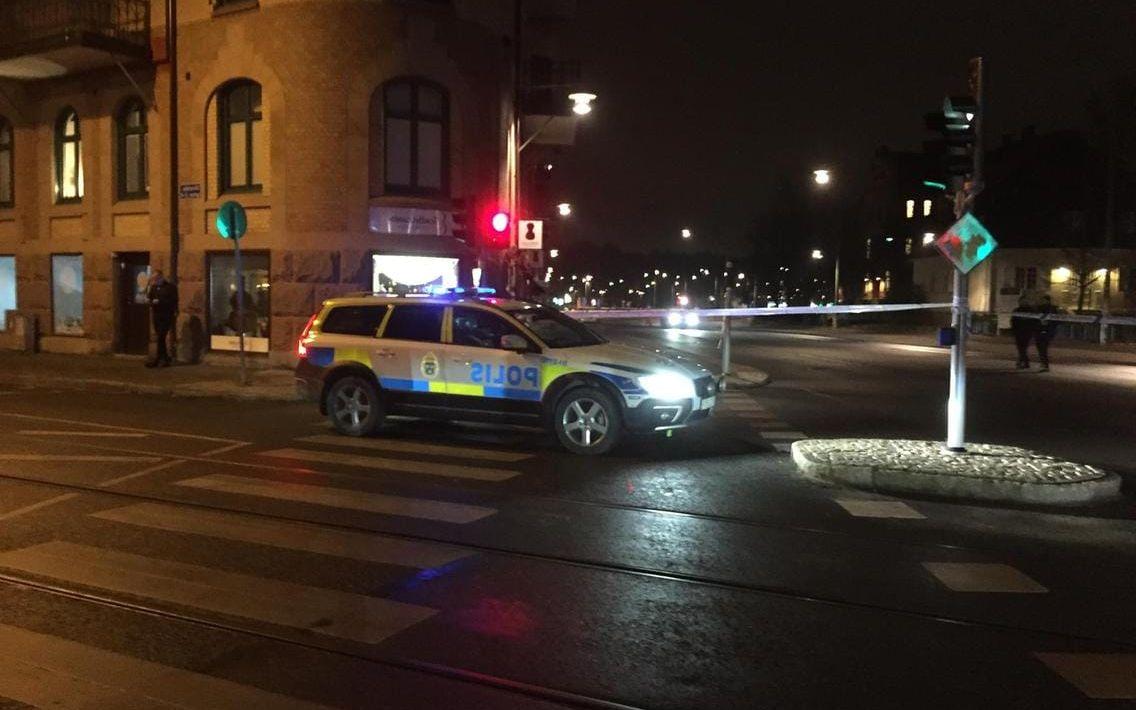 Ingen skadades vid explosion i närheten av Linnéplatsen i Göteborg. Bild: GP