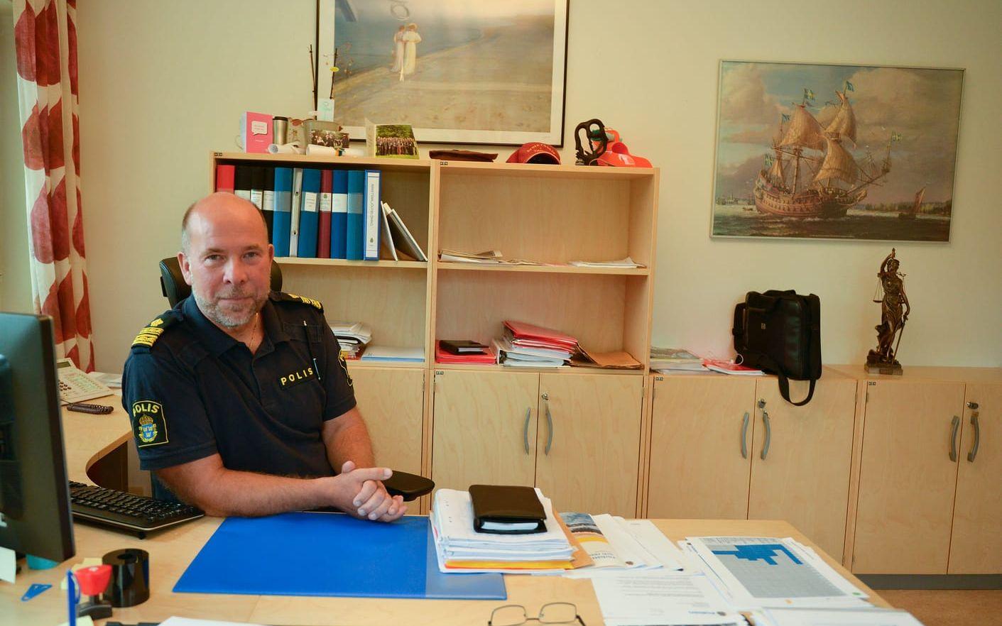 Rickard Fremark, polischef i Östra Fyrbodal. Bild: Johanna Josephsson.