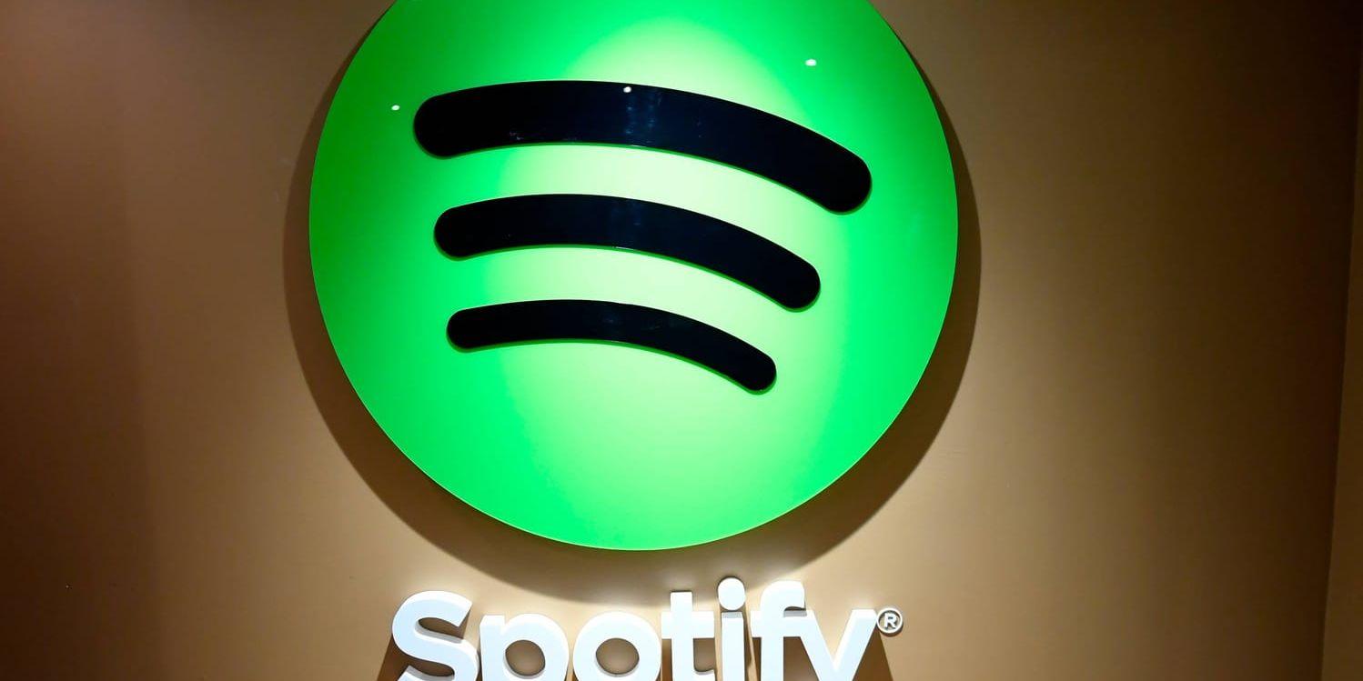 Spotify plockar bort vit makt-musik från sin katalog. Arkivbild.