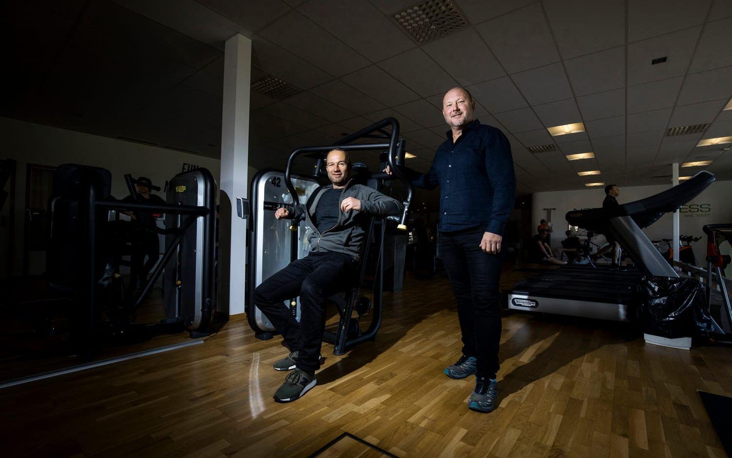 Tore Gustafsson och Reijo Isokallio startade Motionspalatset i Vänersborg för 25 år sedan. Men nu är det slut. Bild: Sebastian LaMotte