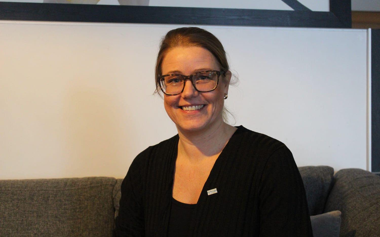 Anna Lärk Ståhlberg är näringslivsutvecklare vid Fyrbodals kommunalförbund. Hon är med och driver projektet "Bättre företagsklimat i Fyrbodal" som drog igång i höstas, som handlar om att utveckla företagsamheten i regionen. Bild: Caroline Holmgren