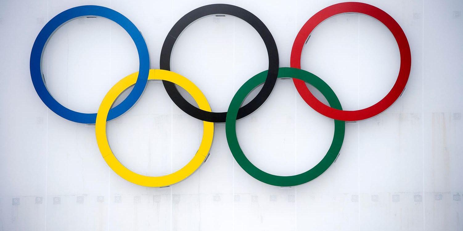 De olympiska ringarna. Arkivbild.