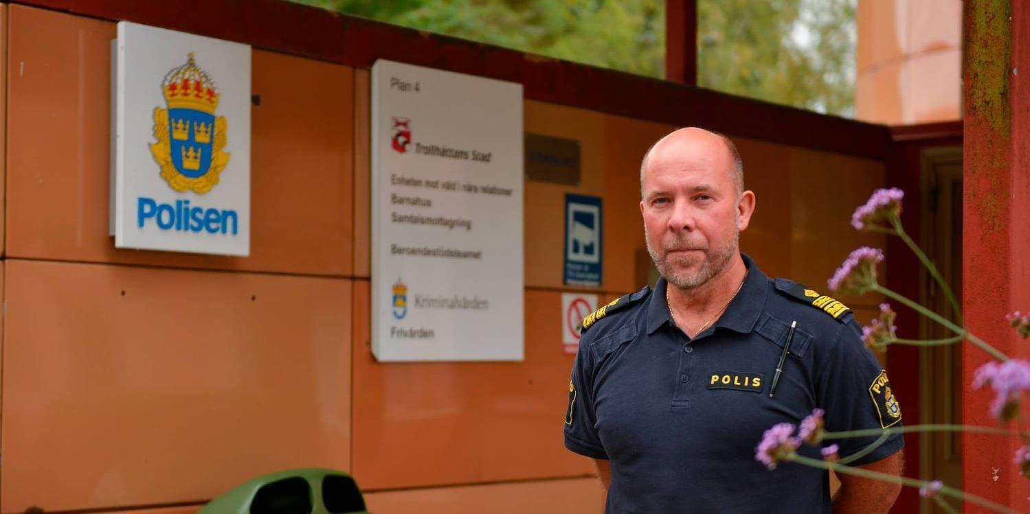 Rickard Fremark, lokalpolisområdeschef Östra Fyrbodal, är glad över regeringens satsning.
