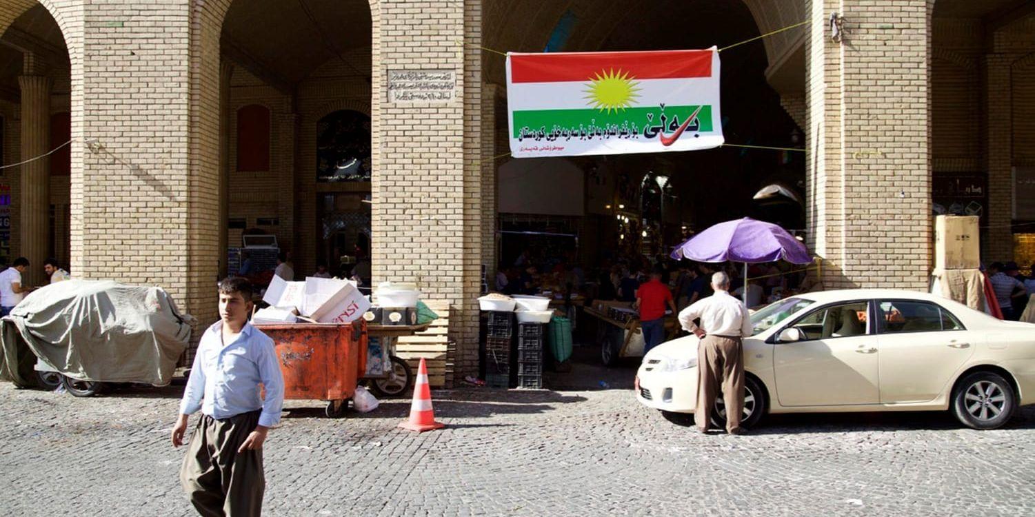Folkomröstningen om självständighet för den självstyrande kurdiska regionen i Irak planeras till den 25 september. Arkivbild.