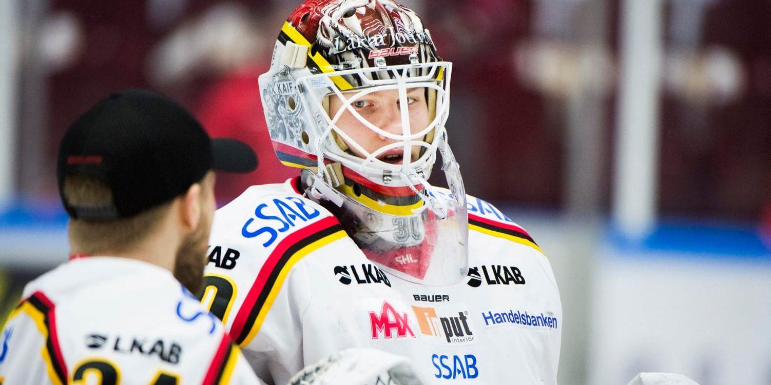 Luleås målvakt Filip Gustavsson släppte bara in en puck i bortasegern mot Malmö.