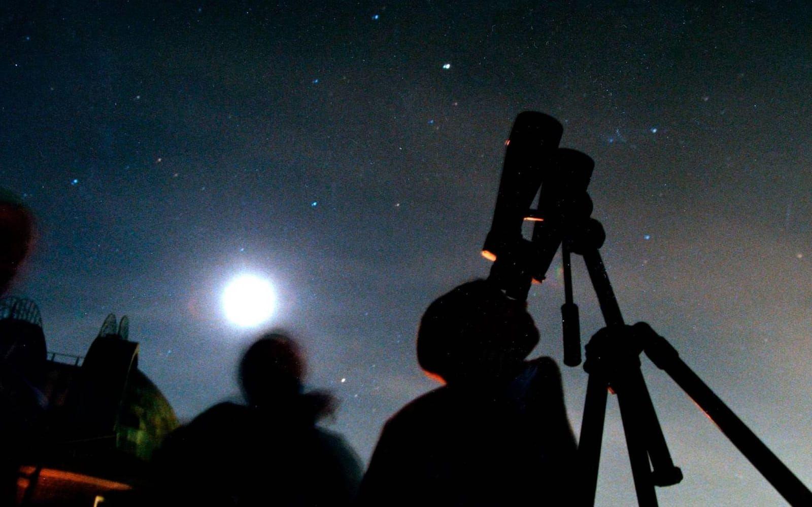 Teleskop krävs för att se asteroiden på onsdag. Arkivbild. Bild: Yvonne Åsell, TT