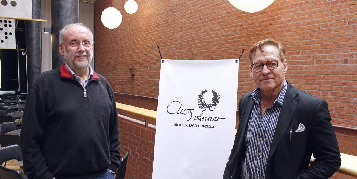 Duo. Vice ordförande Christer Löfqvist och ordförande Tomas Petrov i föreningen Clios vänner vill vidga intresset och kunskapen om historien.