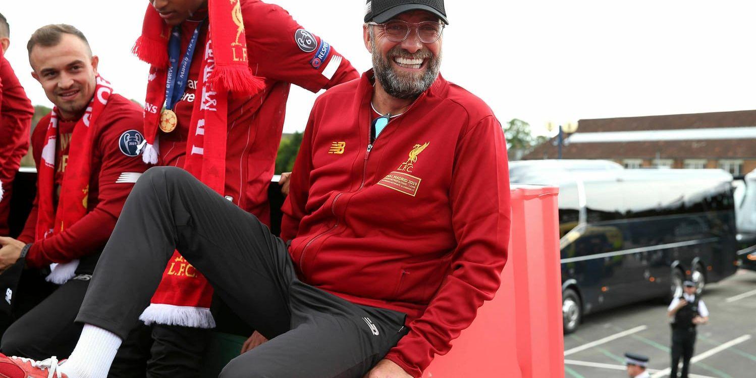 Jürgen Klopp är en firad tränare i Liverpool. Arkivbild.