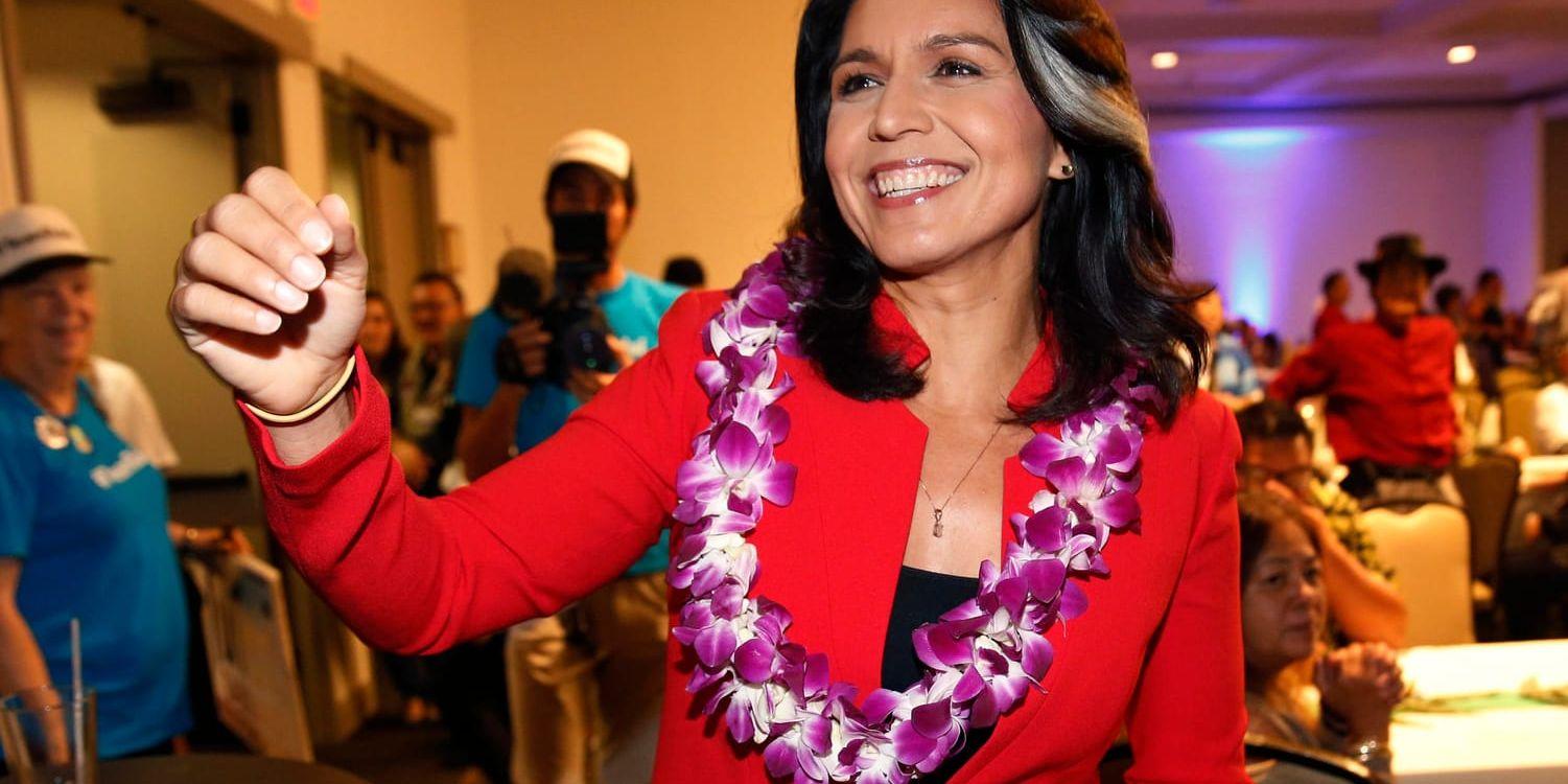 Tulsi Gabbard, demokratisk representanthusledamot från Hawaii som satsar på Vita huset.