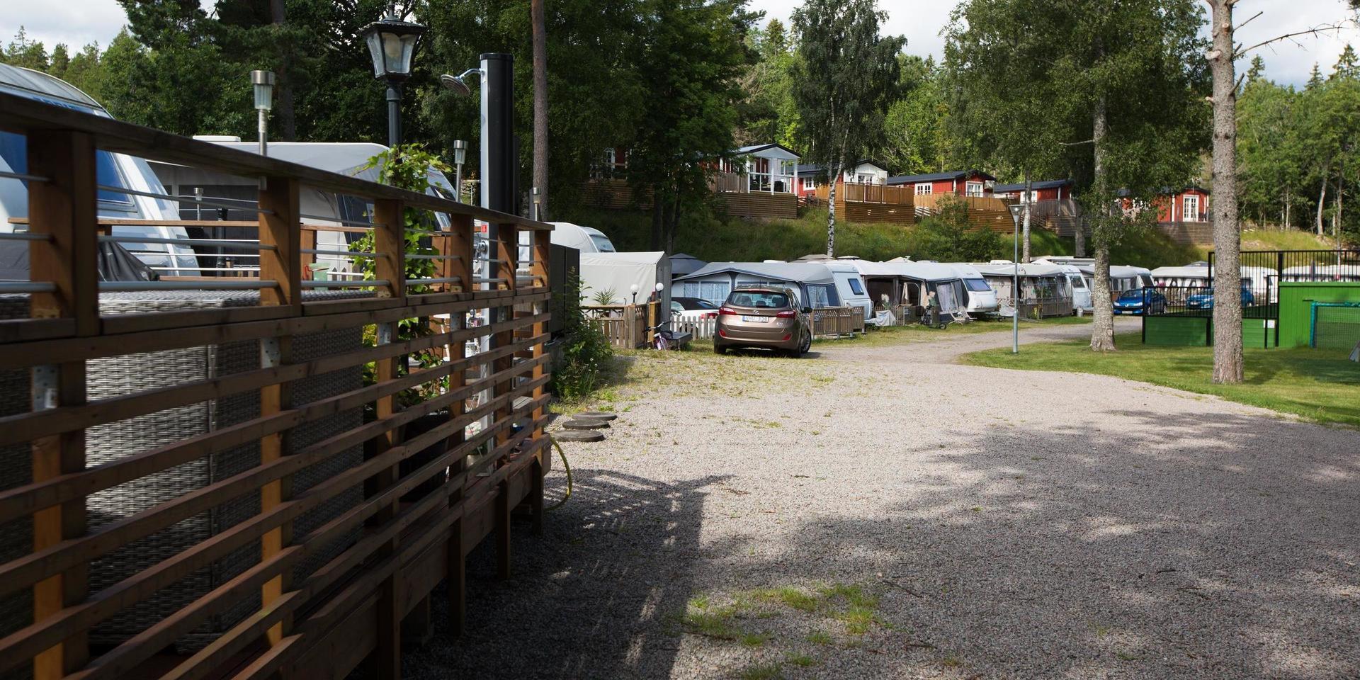 Ursands Camping utanför Vänersborg.