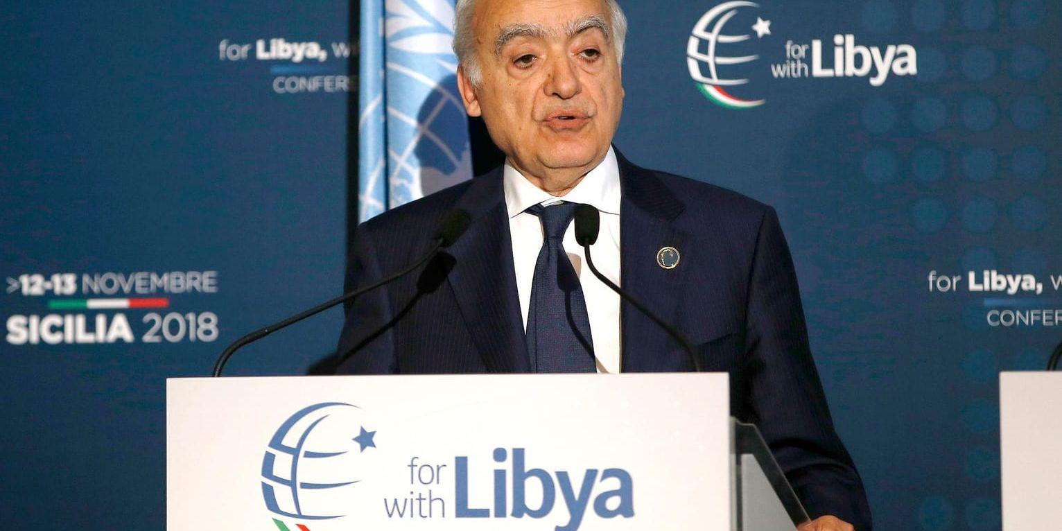 Ghassan Salame är FN:s sändebud för Libyen. Arkivbild.
