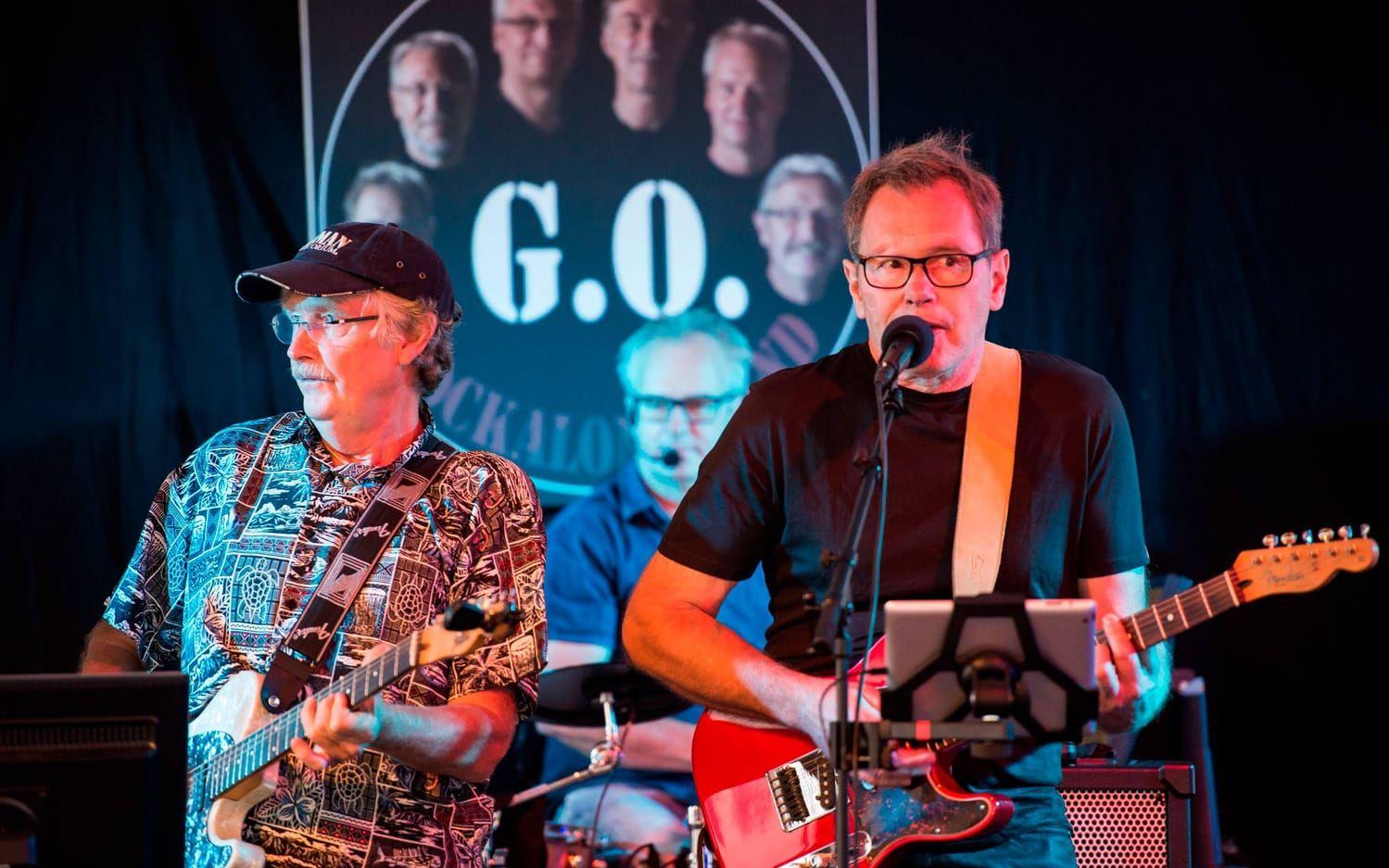 G.O. Rock Along Band var ett av de två banden som stod för underhållningen på fredagskvällen.