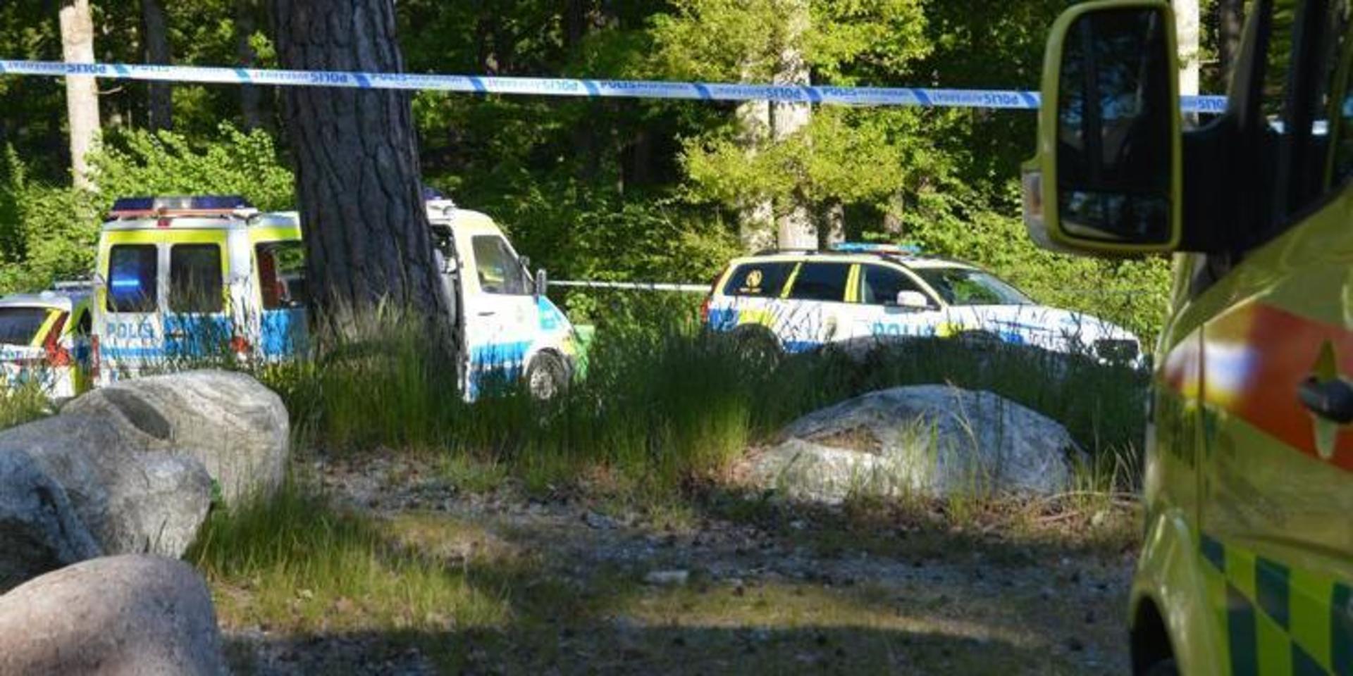 Flera skott avlossades vid campingsplats på Stenungsön i samband med en polisinsats under torsdagskvällen.