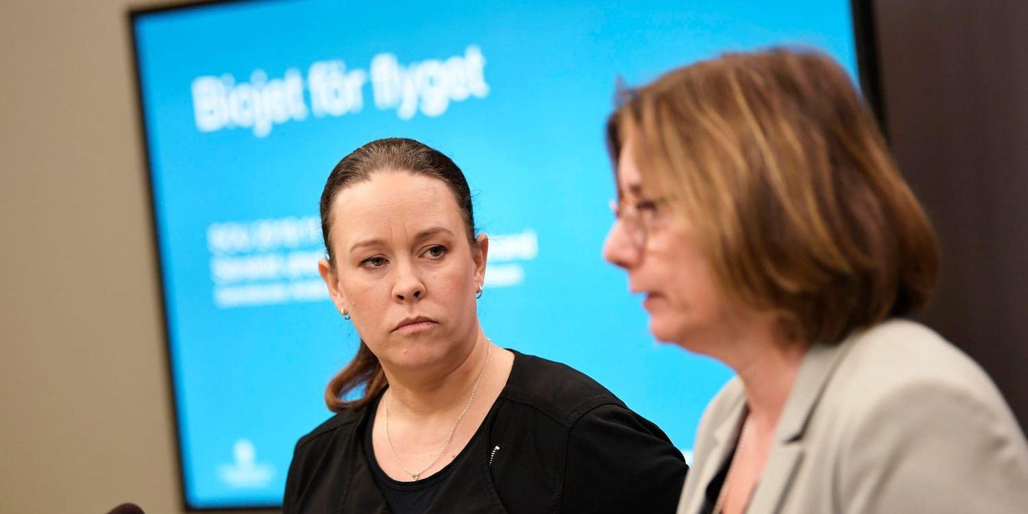 Den särskilde utredaren Maria Wetterstrand överlämnade på måndagen utredningen om biobränsle för flyget till miljö- och klimatminister Isabella Lövin.